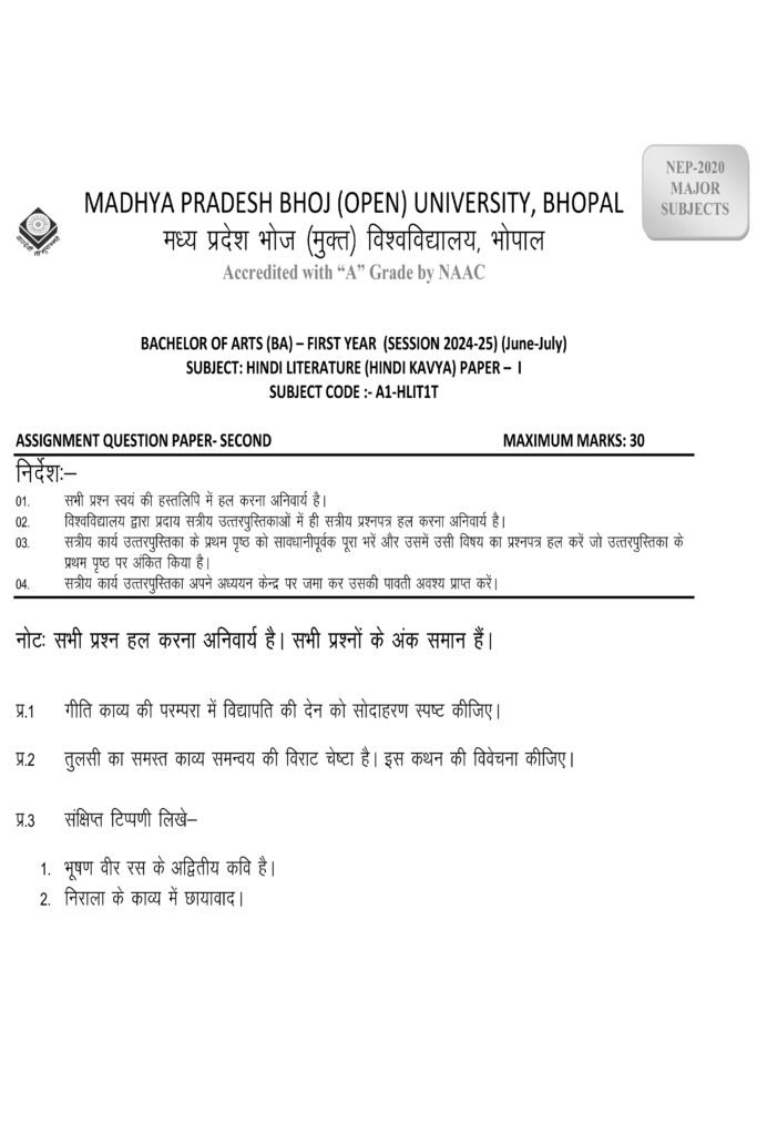 HINDI KAVYA